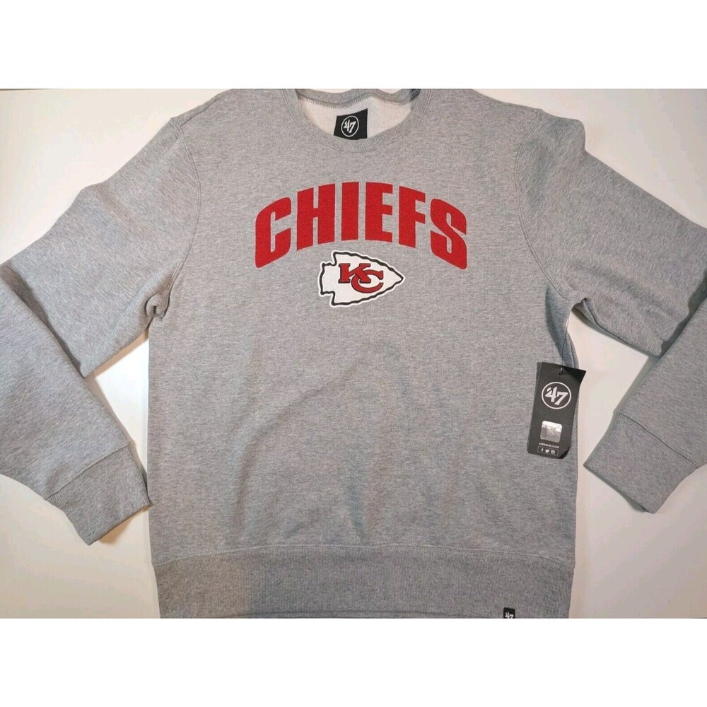 NWT Kansas City Chiefs Mens Sz XXL Crewneck Sweatshirt 47 Retail $70